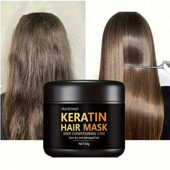 SUNATORIA Deep Conditioning Hair Mask Keratin Hair Treatment – Deep Conditioner for Dry Damaged Hair – Keratin Hair Mask – All Hair Types – Vitamin E, Omega 3, 9