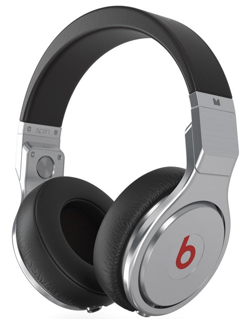 Red Beats headphones with adjustable headband