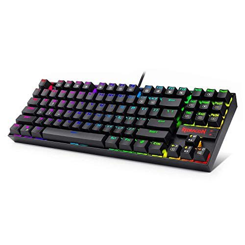 Teclado Gamer Semi-mecânico RGB LED retroiluminado Computador Pc