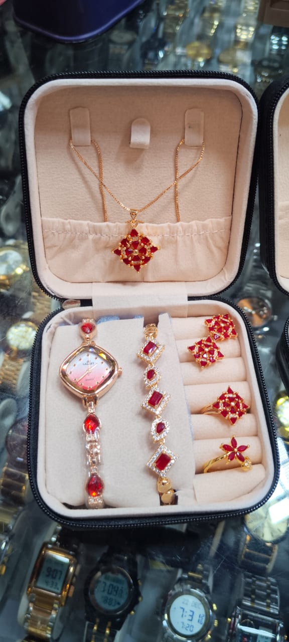 Elegent Jewelry & Watch Gift Set