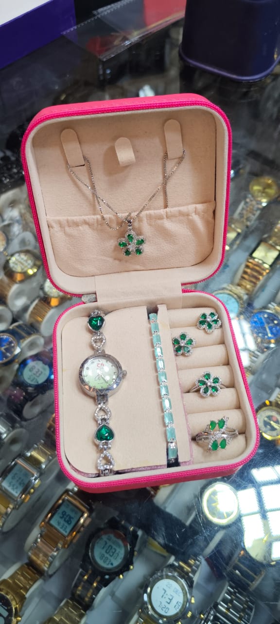 Elegent Jewelry & Watch Gift Set