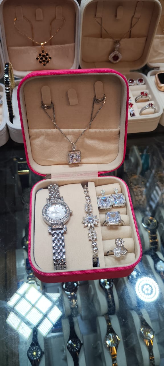 Elegent Jewelry & Watch Gift Set