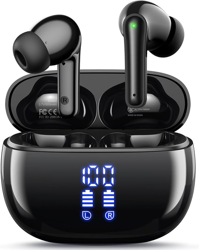 Wireless Earbuds, Bluetooth Ear Buds Headphones, 40H Long Playtime